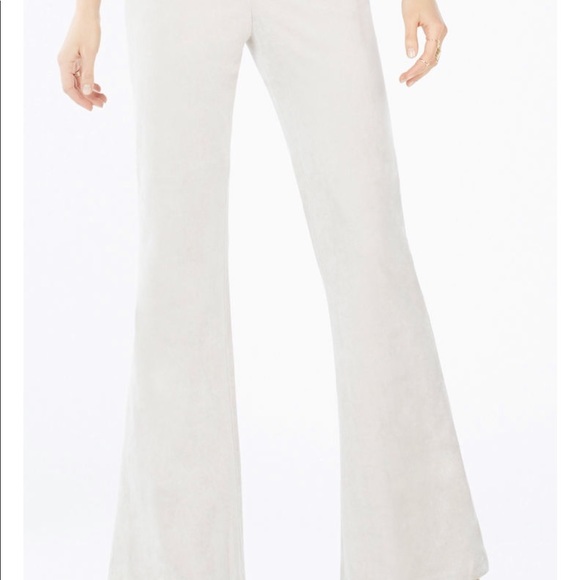 Bcbg Faux suede flared pants - Picture 2 of 5